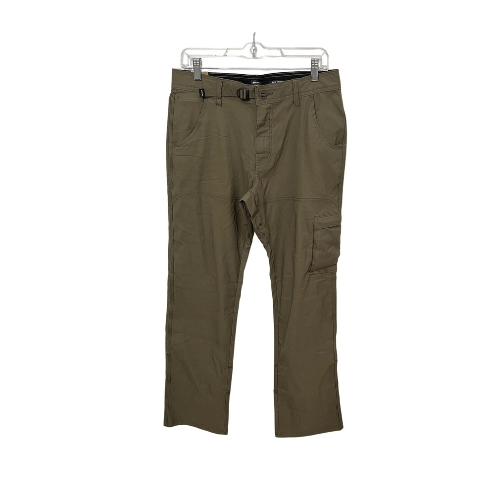 Prana‎ Stretch Zion Pant II Mens 31x32 Slate Green Straight Leg Hiking Trousers
